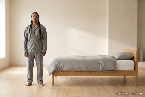 Full bed, in “Person vs full bed”