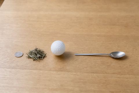 What does 5 grams of dried rosemary look like?