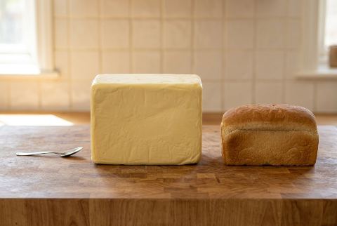 Teaspoon, in “What does 25 pounds of butter look like?”