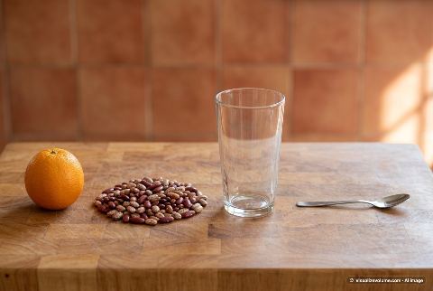 Dried beans, in “What does 150 grams of dried beans look like?”