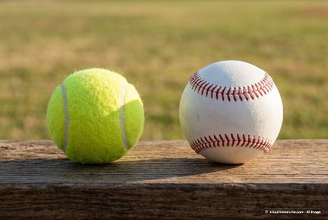 Baseball, in “Tennis ball vs baseball”