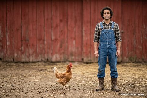 Domestic chicken, in “Chicken vs person”