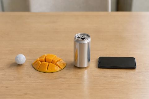 What does 1 cup of sliced mango look like?
