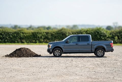 Full-size pickup truck, in “1 yd³ of topsoil vs pickup truck”