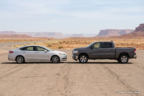 Full-size pickup truck, in “Car vs pickup truck”