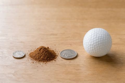 What does 1 teaspoon of ground cinnamon look like?