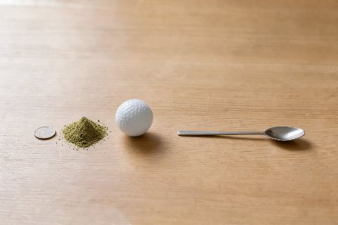 What does 4 grams of matcha powder look like?