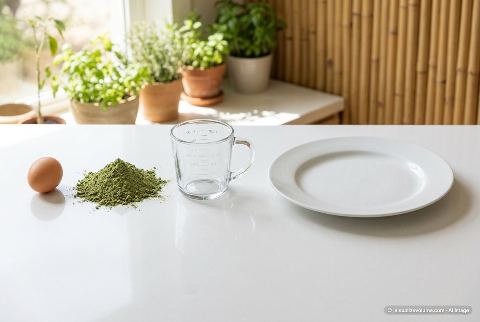 Plant protein powder, in “What does 100 grams of kale protein powder look like?”