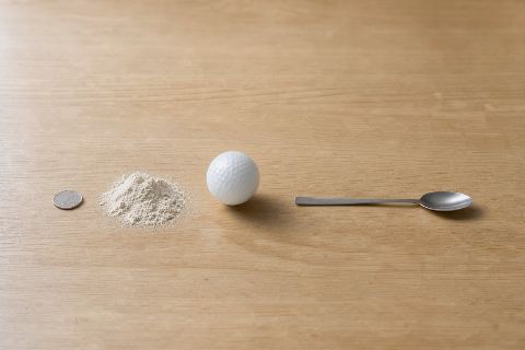 What does 20 grams of pre-workout powder look like?