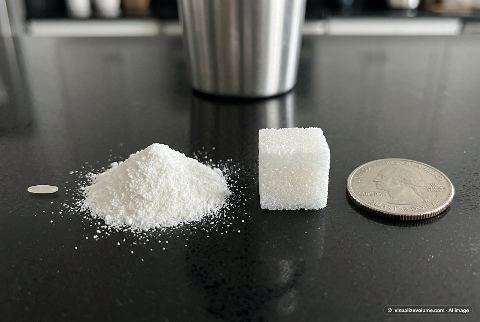 Sugar cube, in “What does 3 grams of d-aspartic acid powder look like?”