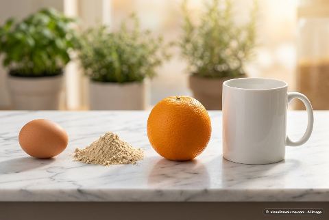 Plant protein powder, in “What does 15 grams of plant protein powder look like?”
