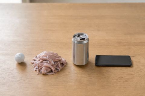 What does 250 grams of raw squid look like?
