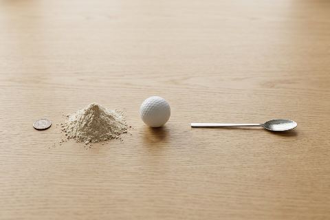 What does 30 grams of oat flour look like?