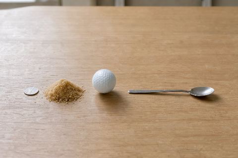 What does 2 tablespoons of brown sugar (packed) look like?