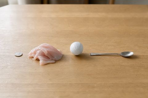 What does 150 grams of tilapia fillet look like?