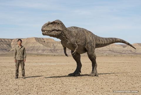 Giganotosaurus, in “Person vs giganotosaurus”