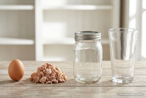 Canned tuna, in “What does 100 grams of canned tuna look like?”