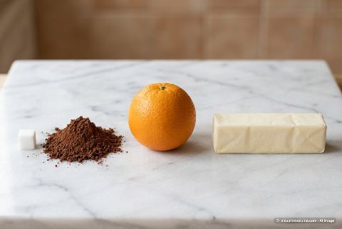 Cocoa powder, in “What does 40 grams of cocoa powder look like?”