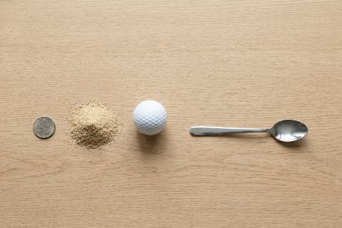 What does 15 grams of beef bone broth powder look like?