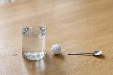 What does 1 liter of water look like?