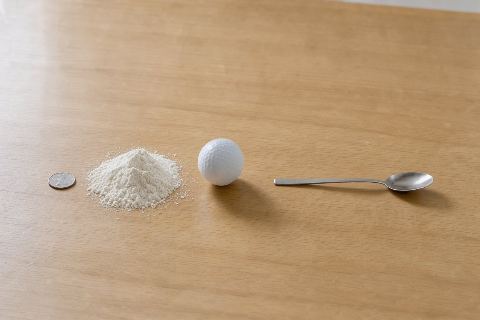 What does 0.25 cups of tapioca flour look like?