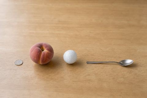 What does 1 peach look like?