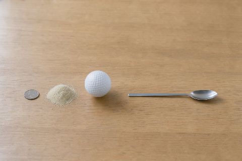 What does 7 grams of instant yeast look like?