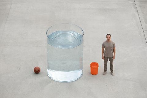What does 600 gallons of water look like?