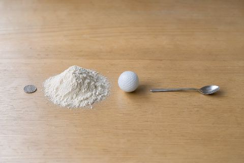 What does 1 cup of all-purpose flour look like?