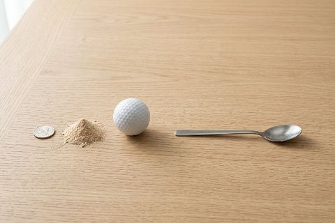 What does 5 grams of pre-workout powder look like?