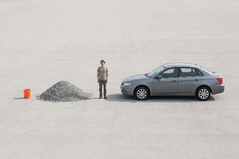 What does 50 cubic feet of gravel look like?