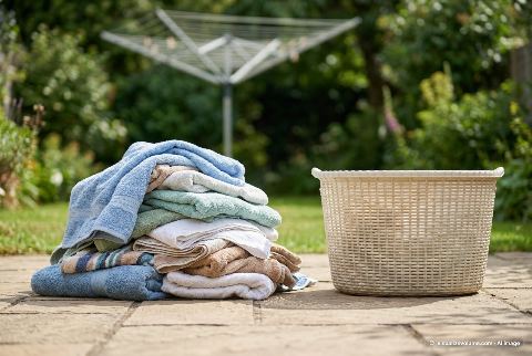 Laundry basket, in “How many bath towels would fill a laundry basket?”