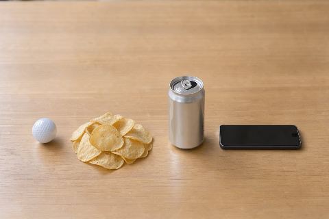 What does 1 ounce of potato chips look like?