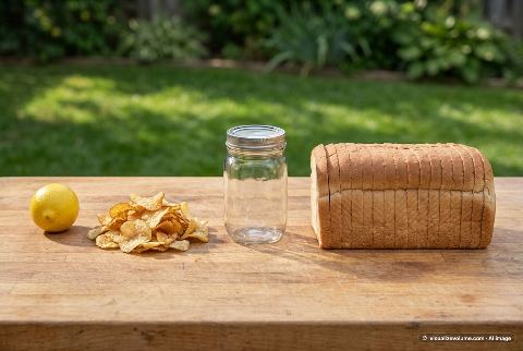 Potato chips, in “What does 1 ounce of potato chips look like?”