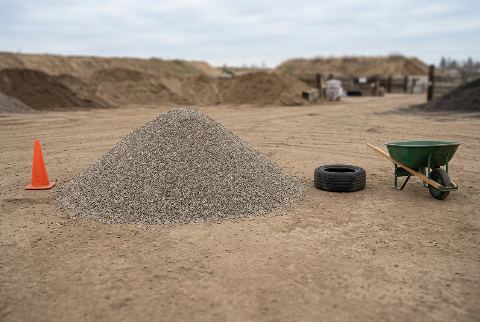 Wheelbarrow, in “What does 10 tons of gravel look like?”