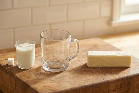 Measuring cup, in “What does 0.5 cups of milk (whole) look like?”