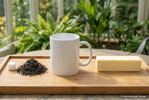 Brewed tea, in “What does 15 grams of loose leaf tea look like?”