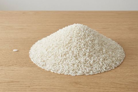 Rice grain vs 1,000,000 rice grains: size comparison