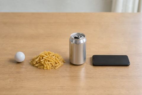 What does 120 grams of dry pasta look like?