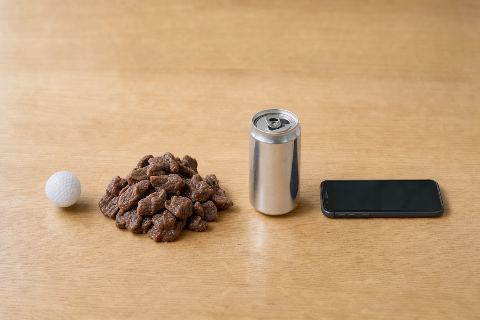 What does 400 grams of beef stew meat look like?