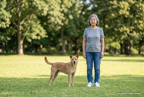Domestic dog, in “Dog vs person”