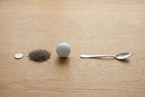 What does 2 tablespoons of chia seeds look like?