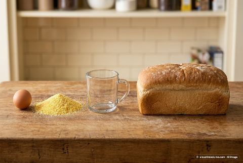 Cornmeal, in “What does 100 grams of cornmeal look like?”