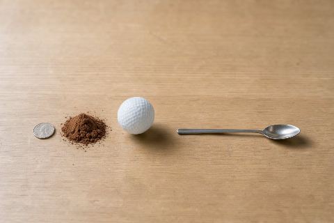 What does 1 tablespoon of cocoa powder look like?