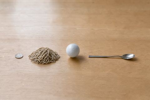 What does 45 grams of soba noodles (dry) look like?