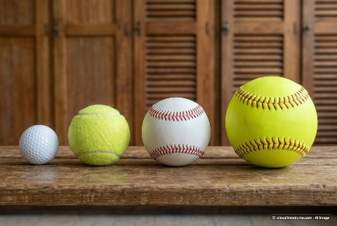 Golf ball, in “Golf ball vs tennis ball vs baseball vs softball”