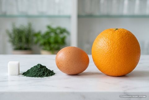 Spirulina powder, in “What does 5 grams of spirulina powder look like?”