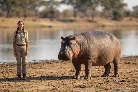 Common hippopotamus, in “Person vs hippo”