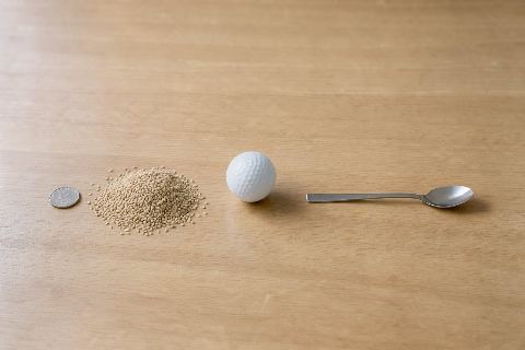 What does 0.25 cups of sesame seeds look like?