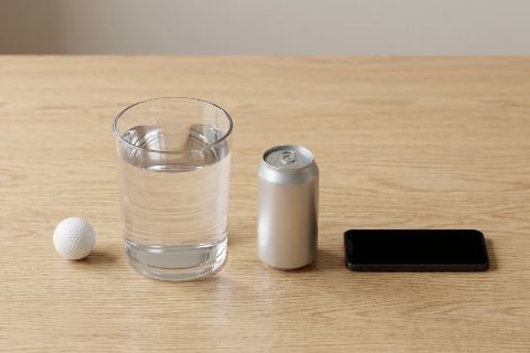 What does 64 fluid ounces of water look like?